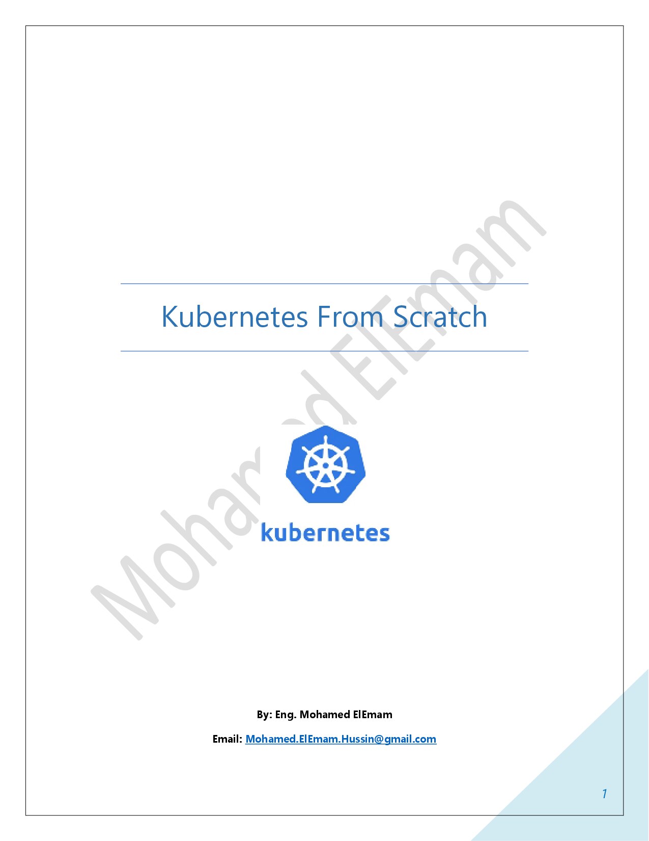 Kubernetes from Scra