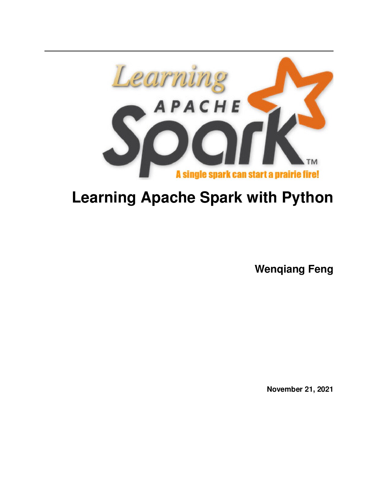 Learning Apache Spark with Python